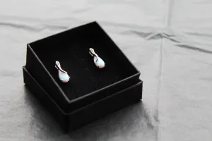 Cubic Zirconia & Opalite Earrings