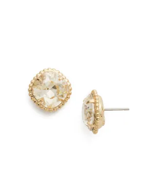 Cushion-Cut Solitaire Stud Earrings - EBX10BGCCH