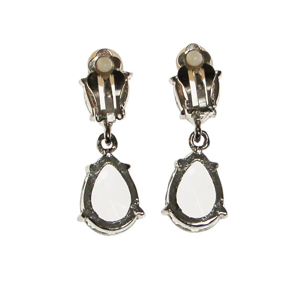 Dangling Cut Crystal Earrings