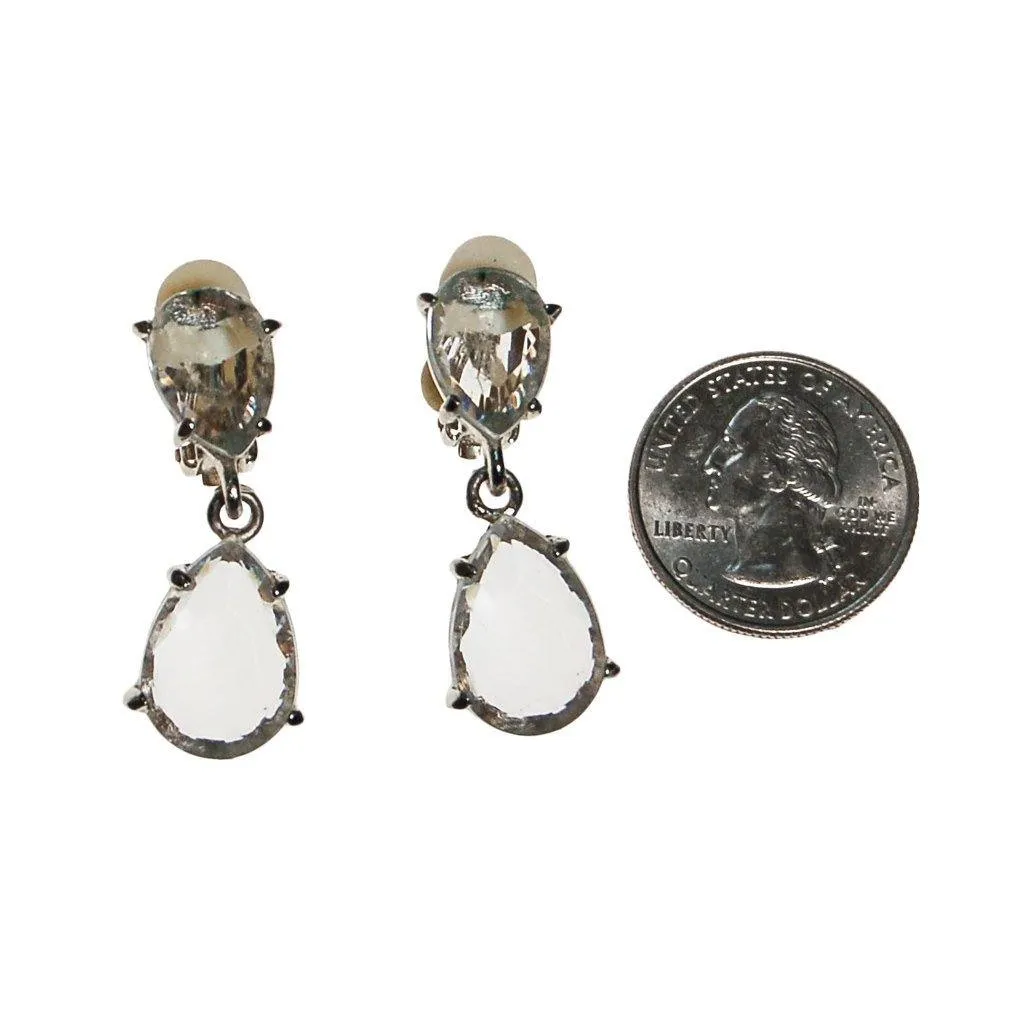 Dangling Cut Crystal Earrings