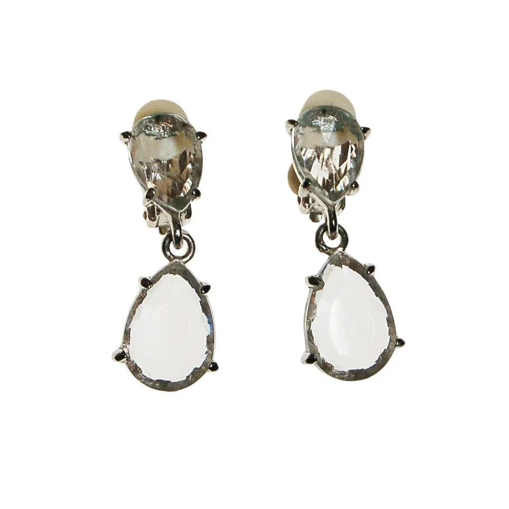 Dangling Cut Crystal Earrings