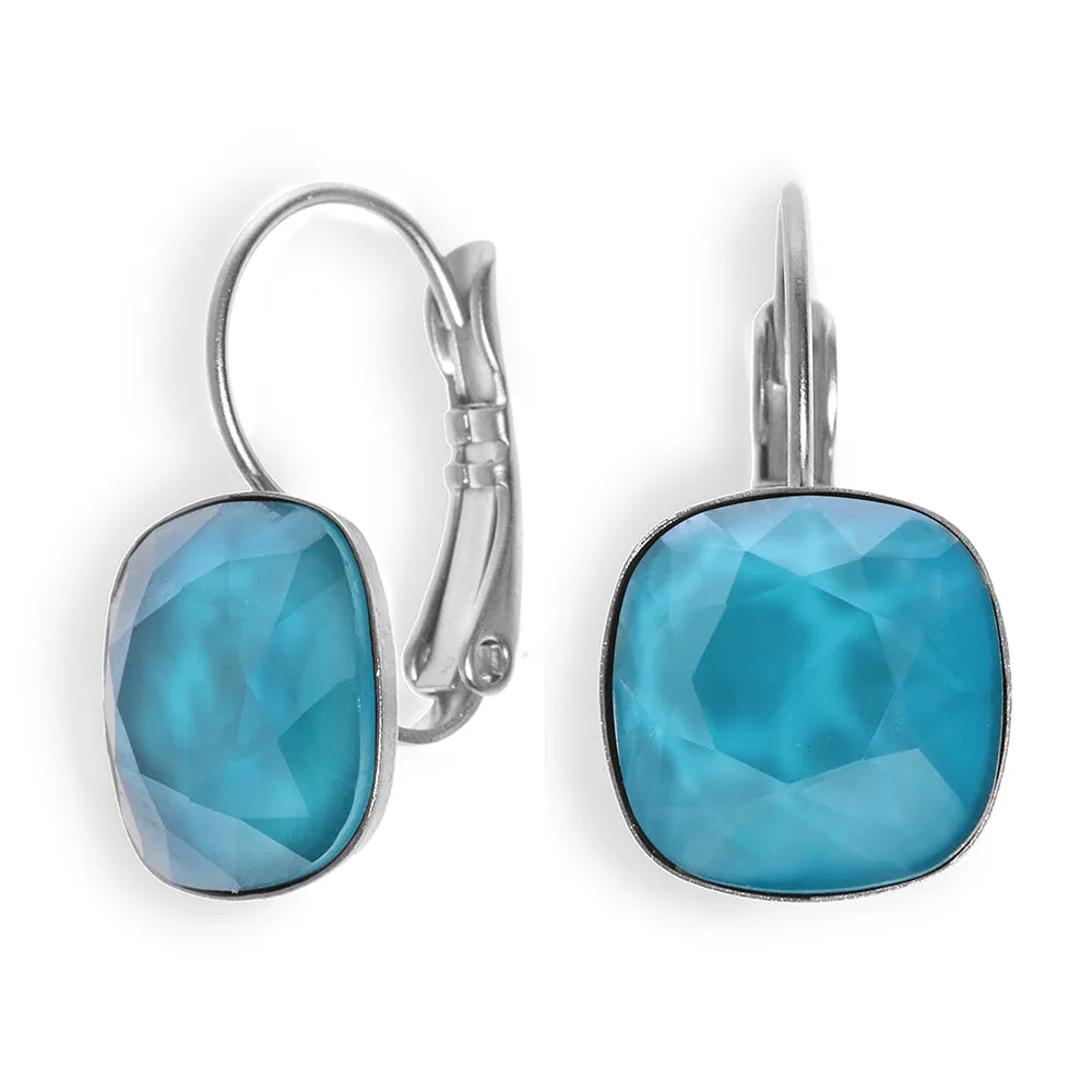 Date Night Earrings - Light Blue Swarovski