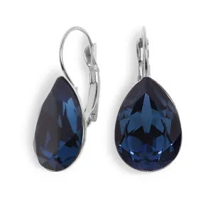 Date Night Earrings - Silver Blue