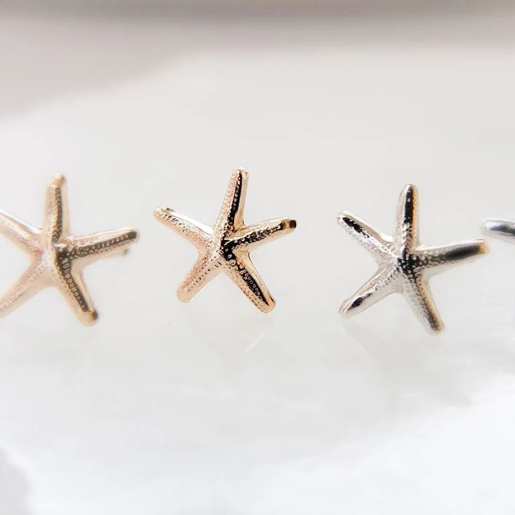 Delicate Starfish Studs