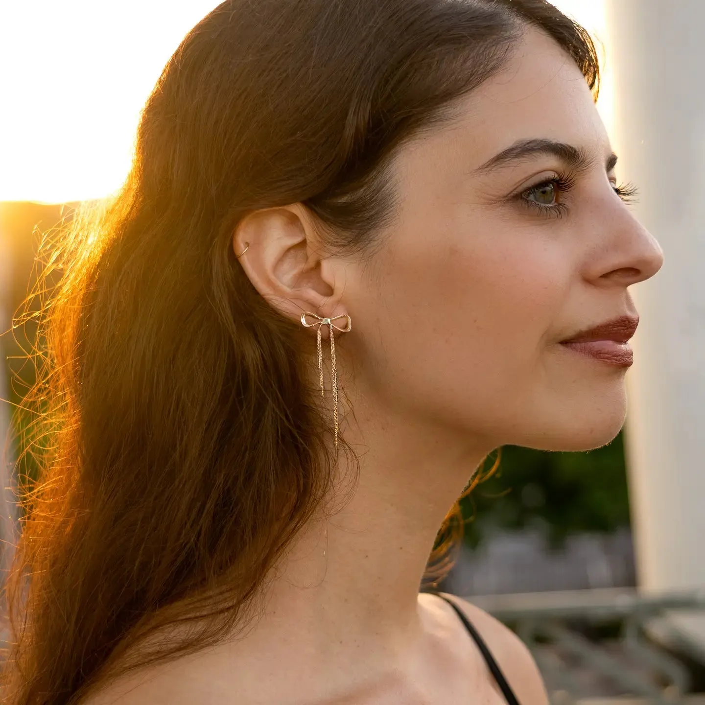 Disco Bow Stud*