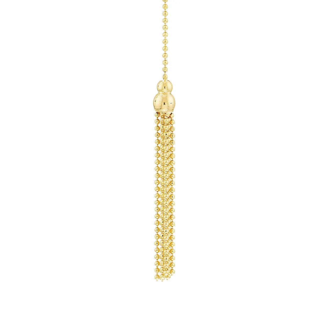 Double Bead and Tassel Earrings