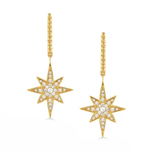 Doves Star Dangle Earring