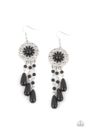 Dreams Can Come True Black Paparazzi Earrings