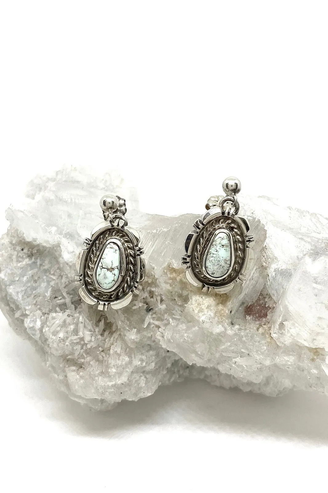 Dry Creek Turquoise Oval Post Earrings