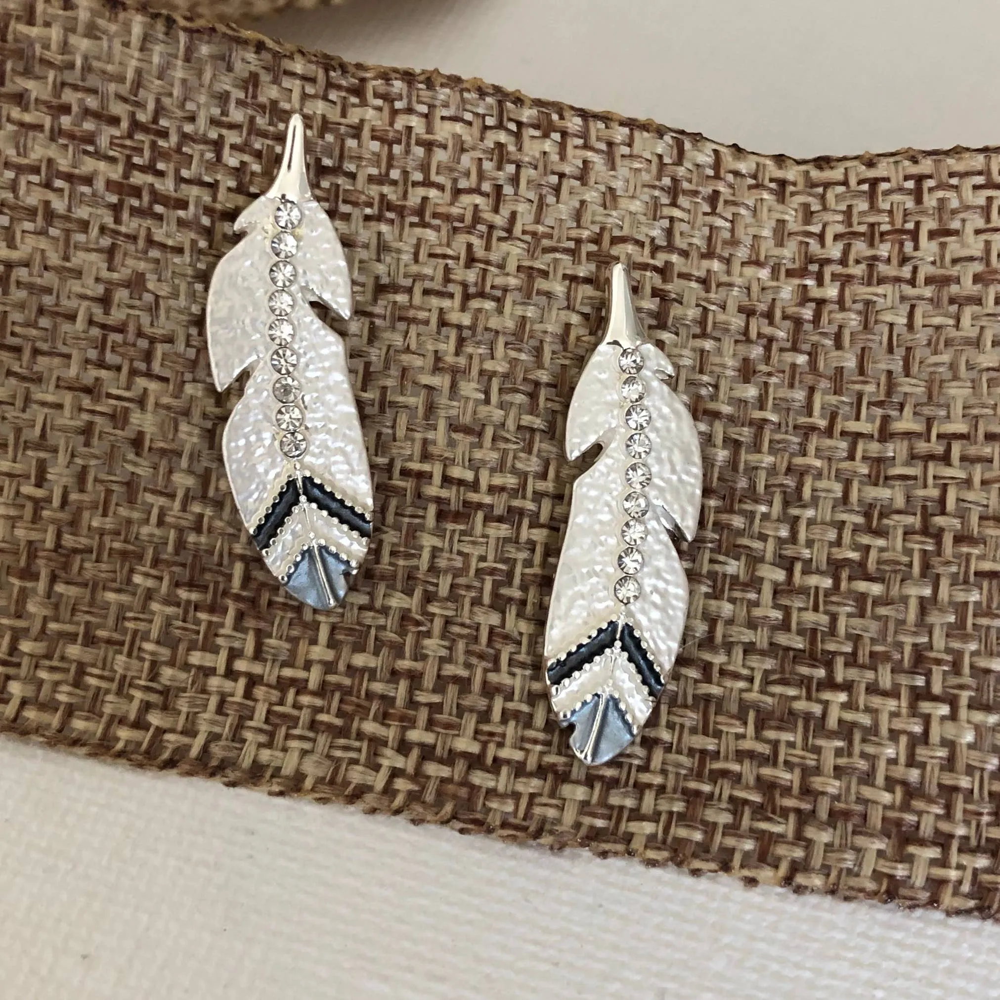 Eagle Feather Earrings, Petite