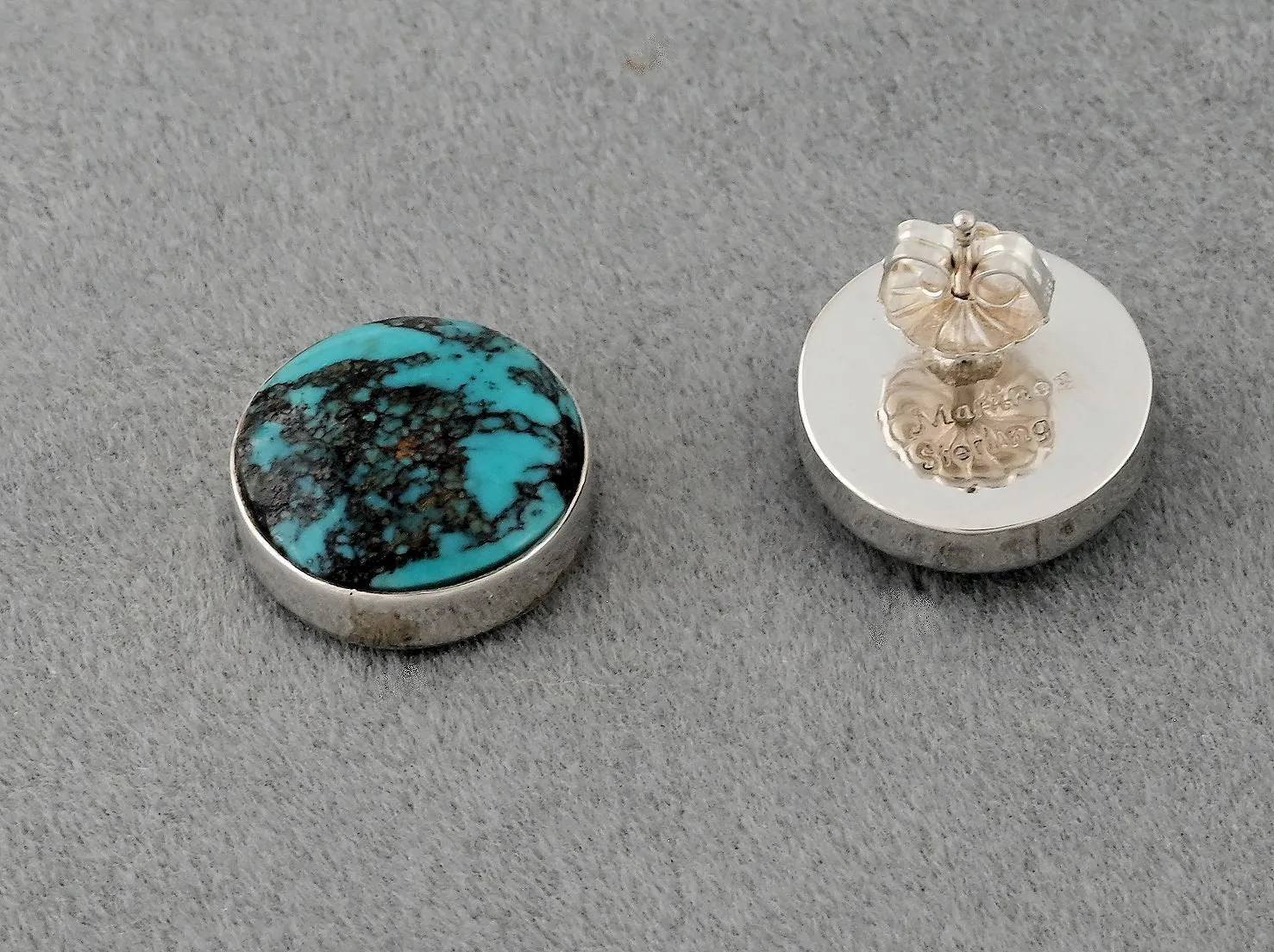 Earrings with Turquoise by Shirley Martinez