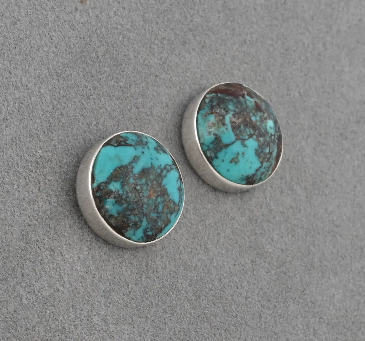 Earrings with Turquoise by Shirley Martinez