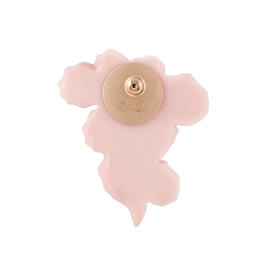Elegant Buttercream Pierced Earring (Pink / Single)【Japan Jewelry】