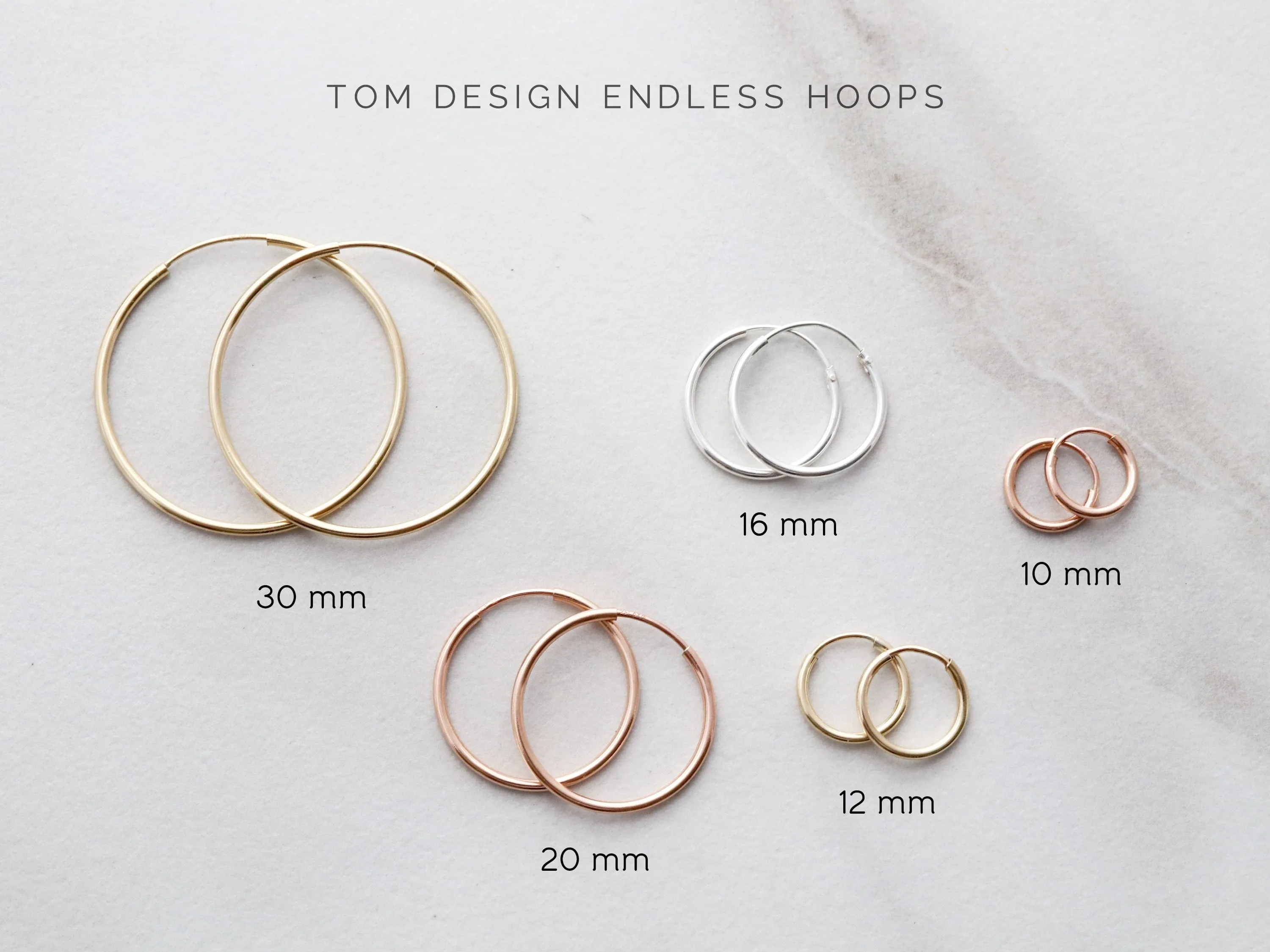 Endless Hoop Earrings