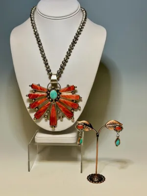 ENLIGHTENMENT NECKLACE AND EARRINGS SET JK131