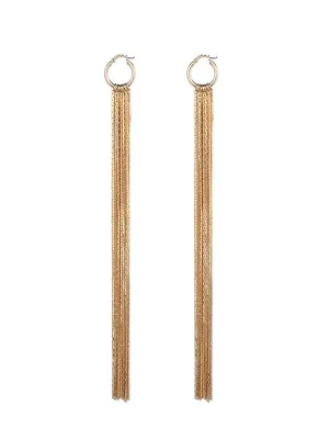 Exaggeration Long Tassel Earrings