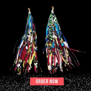 Fabric Handmade Earrings With Tassel