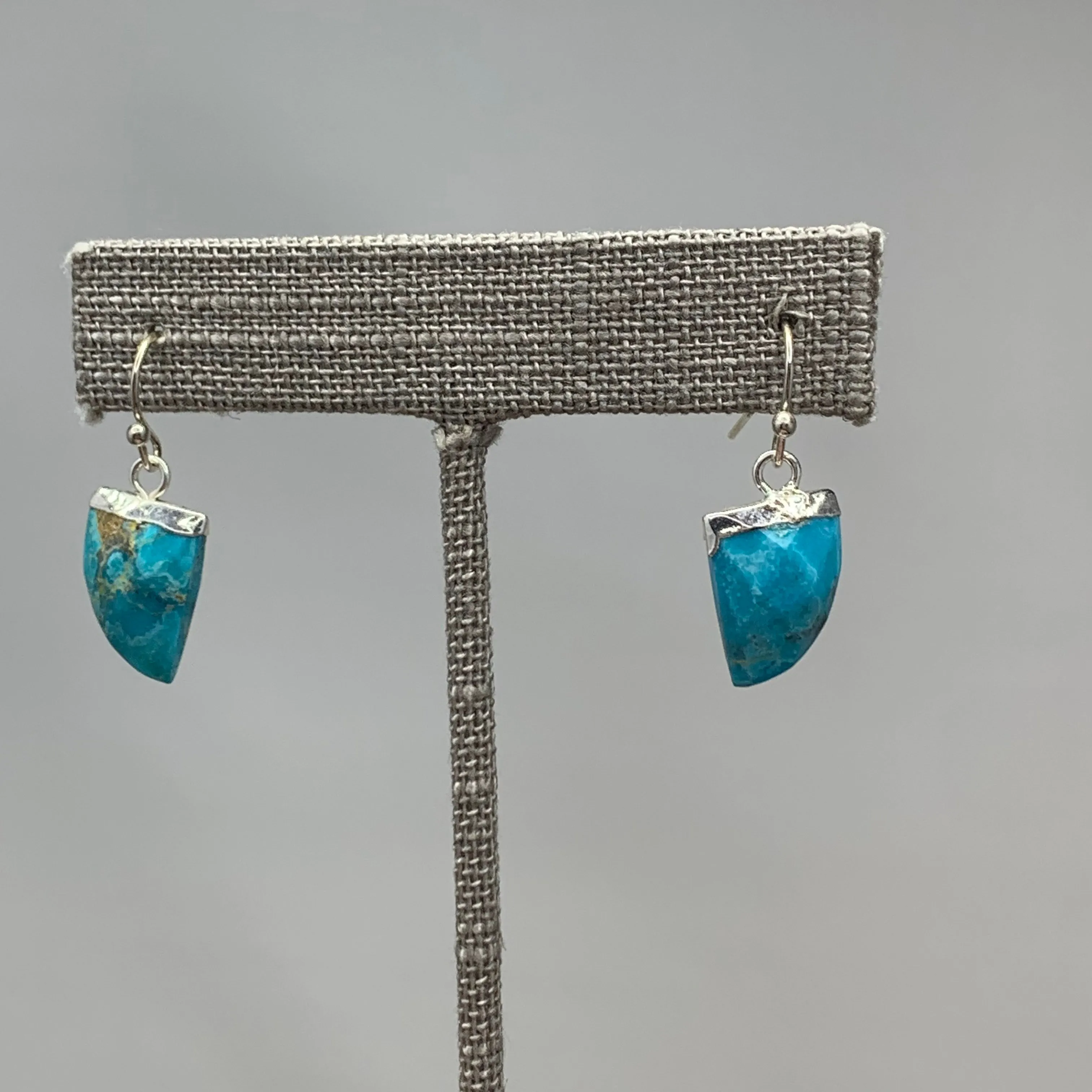 Faceted Turquoise Earrings 220-51 | Erika Williner Designs