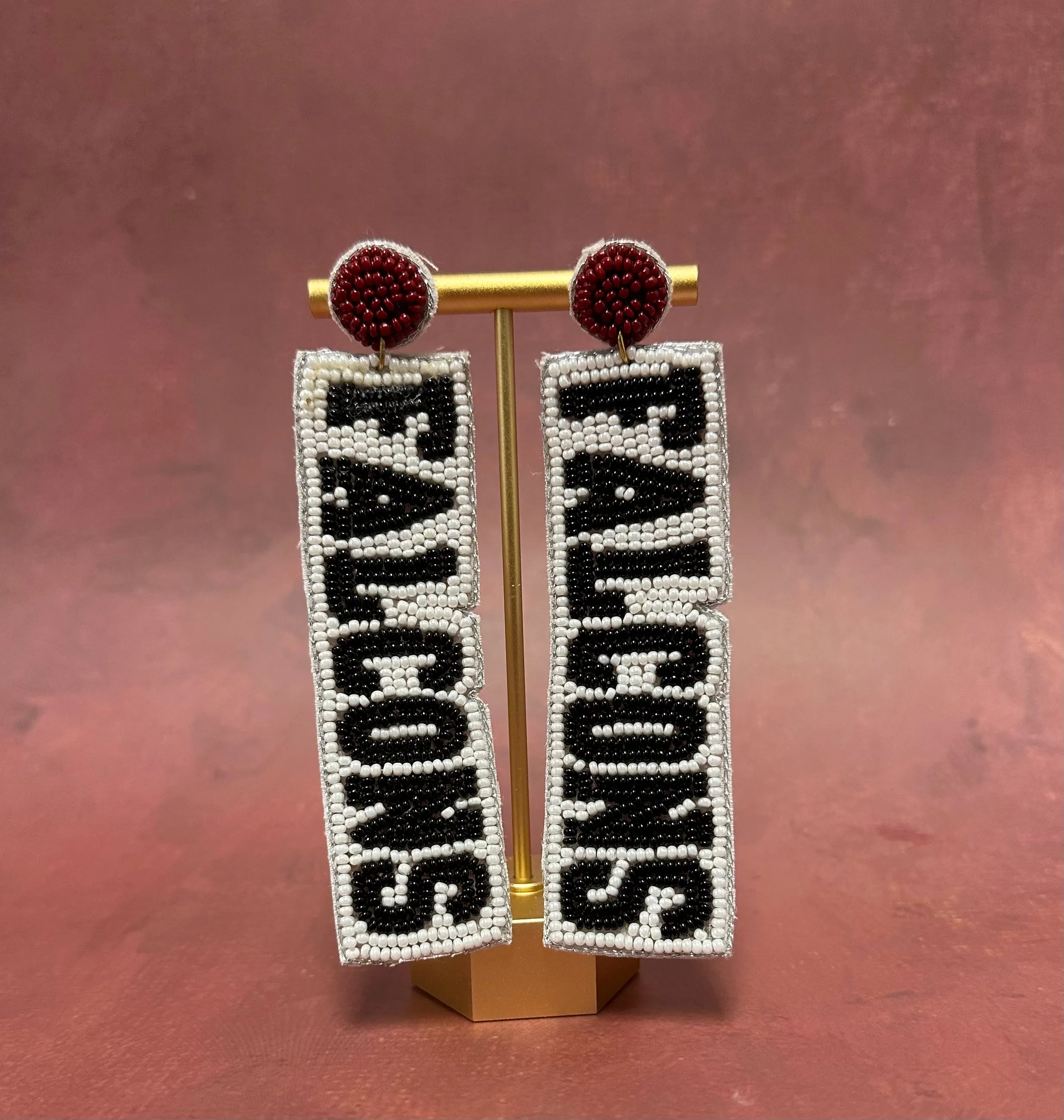 Falcons | Custom Beaded Earrings