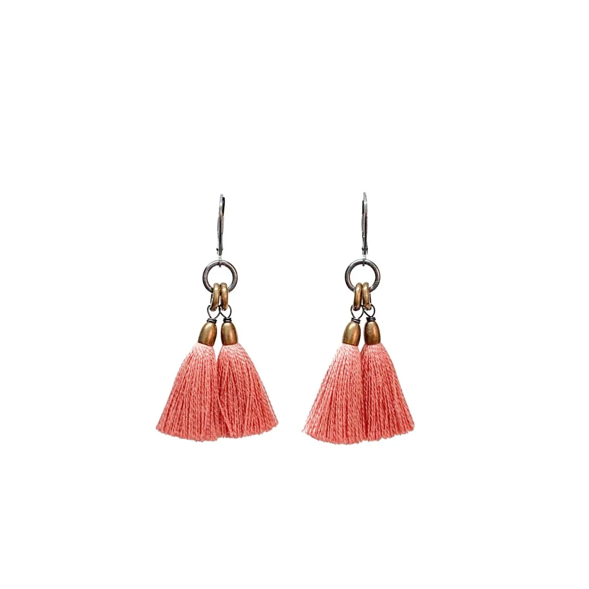 Fan Earrings - Shell