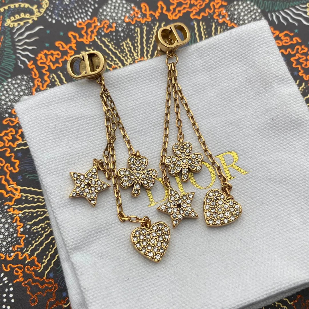Fashion CD with Love Tassel Earrings
