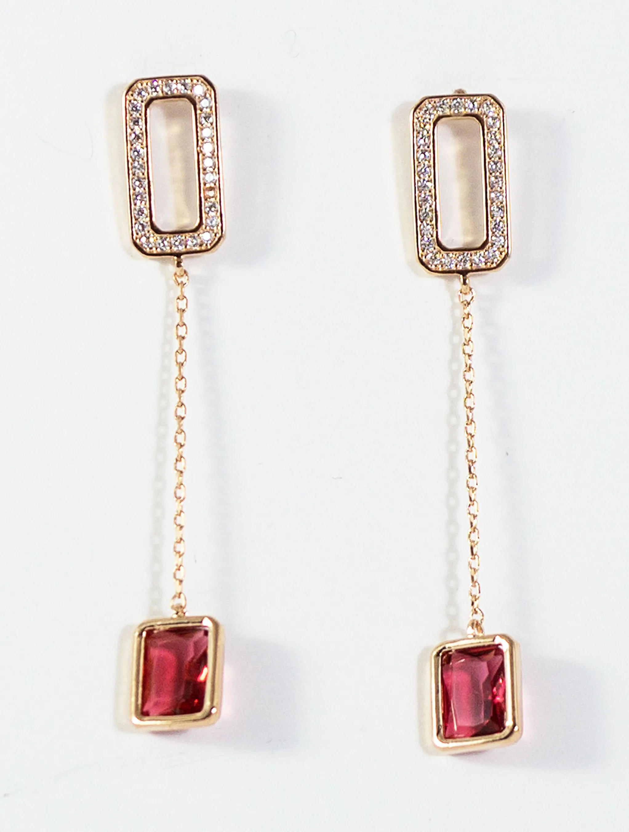 Fashion Drop Earrings with Crystal