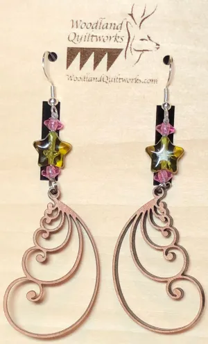 Feather Dangle Earrings 20-10012