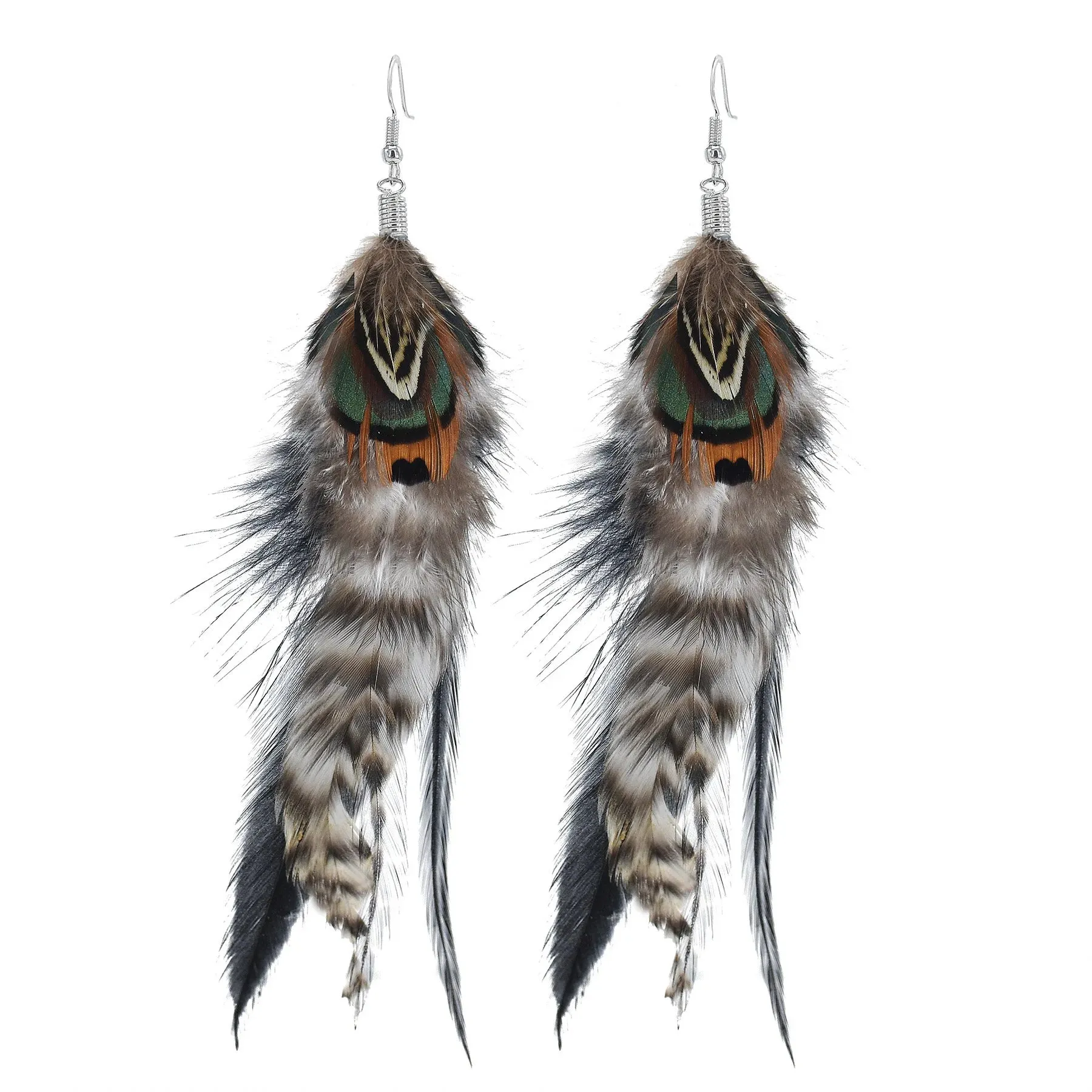 Feather earrings