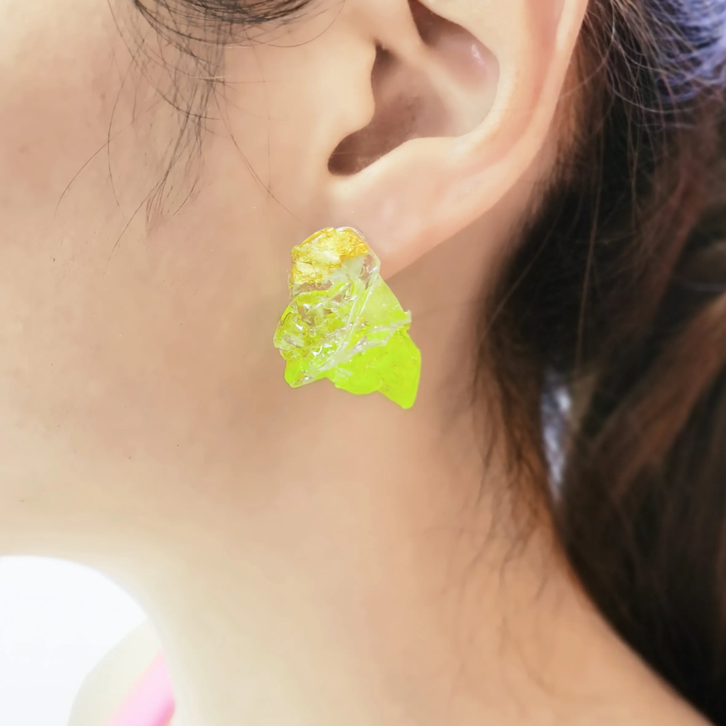 Feather Rock Earrings (Large)