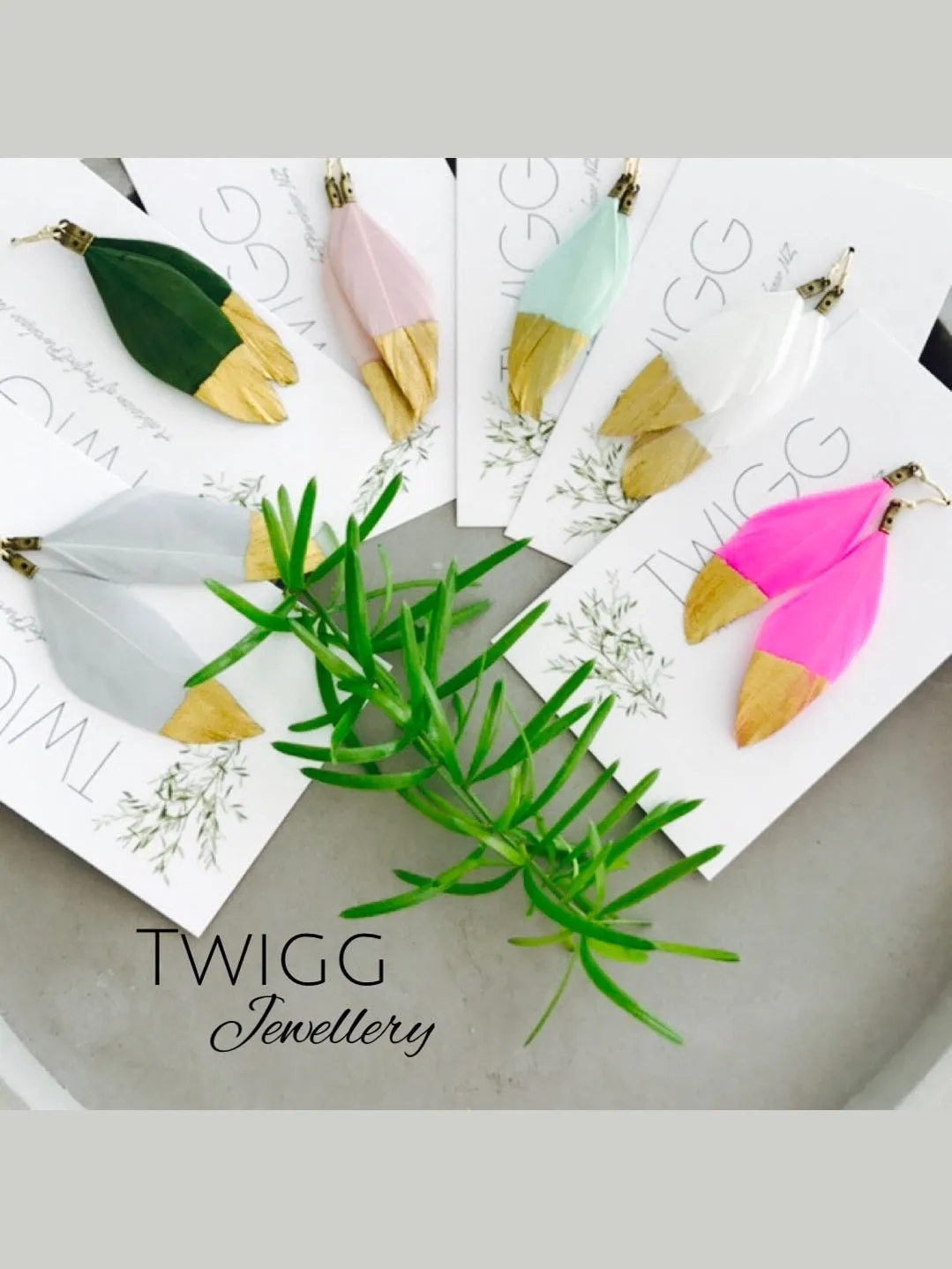 Feathered Earrings