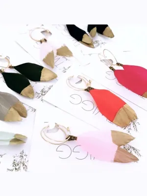 Feathered Earrings