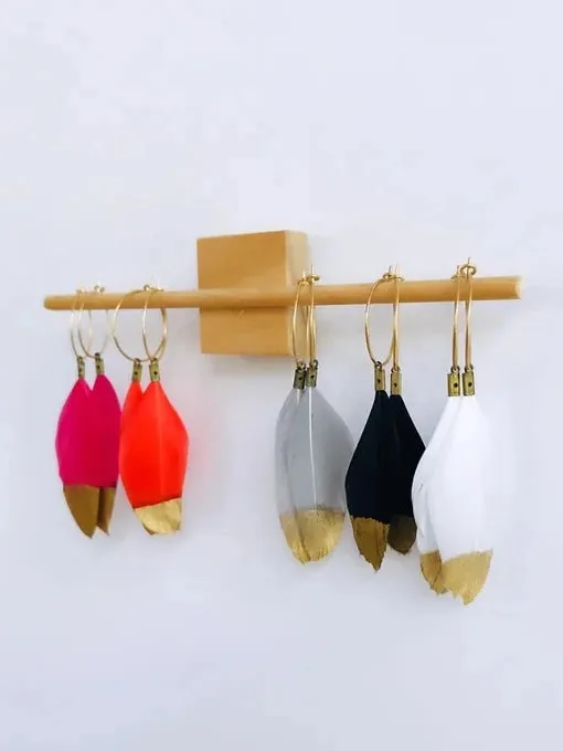 Feathered Earrings