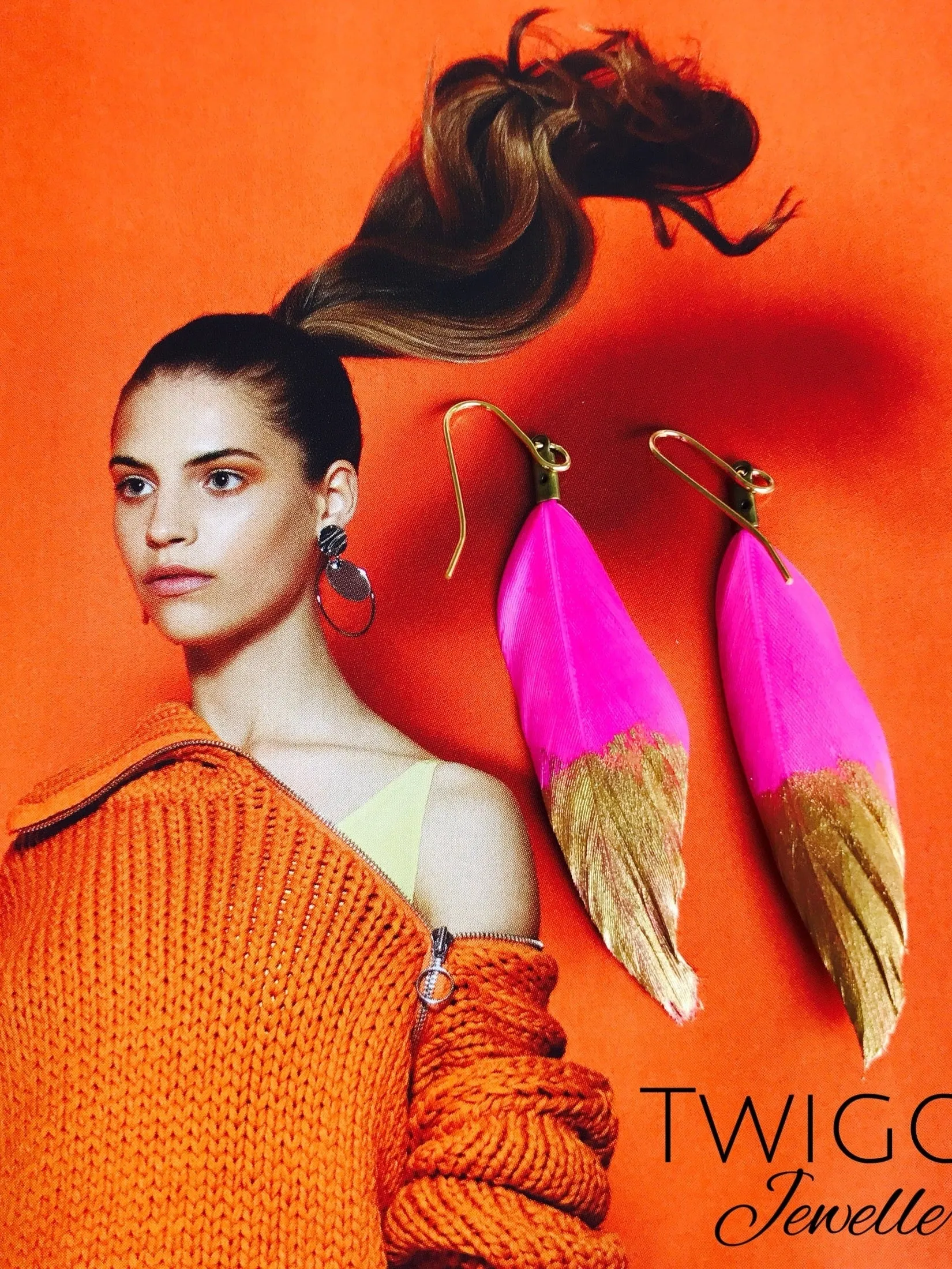 Feathered Earrings