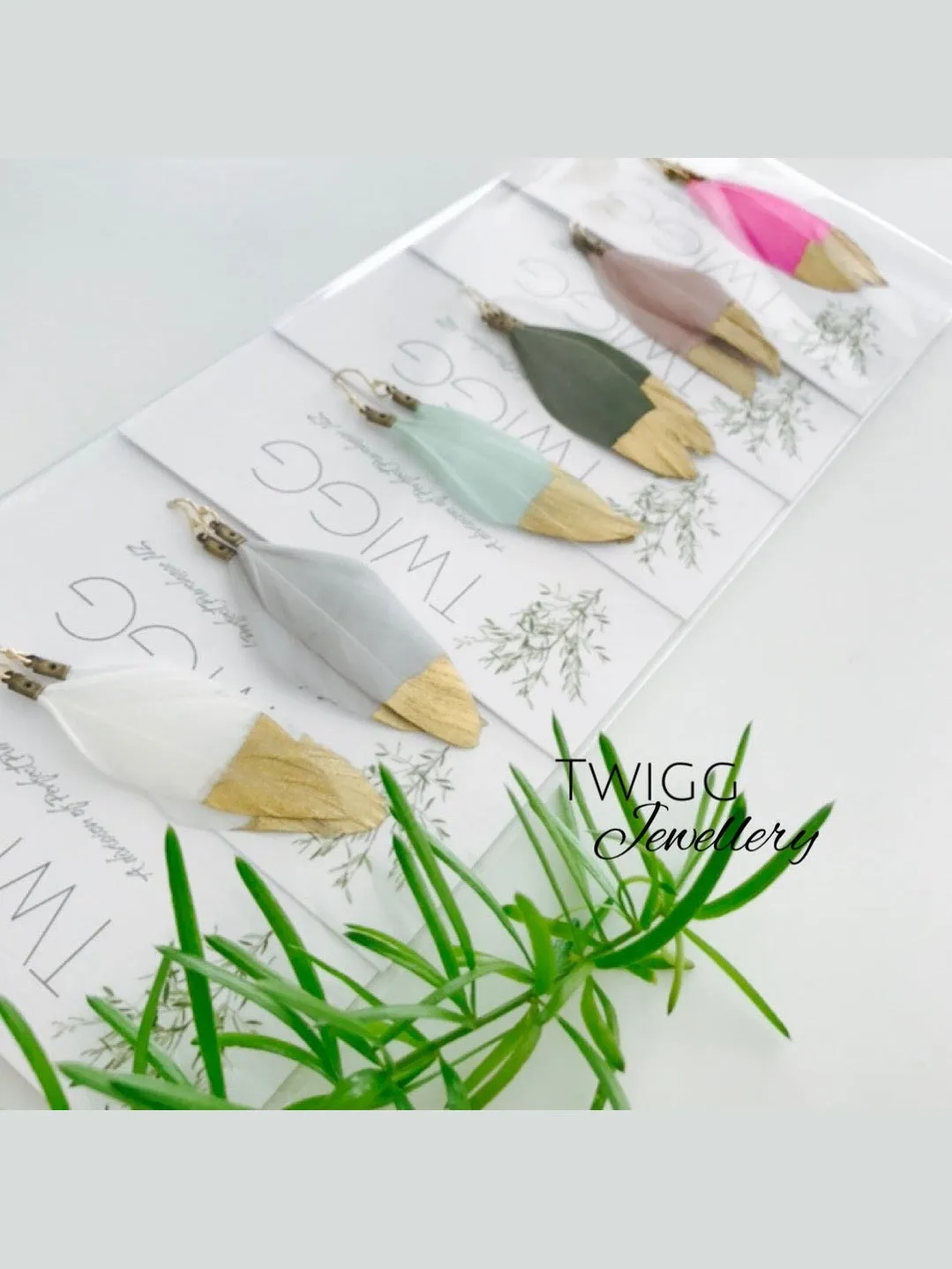 Feathered Earrings