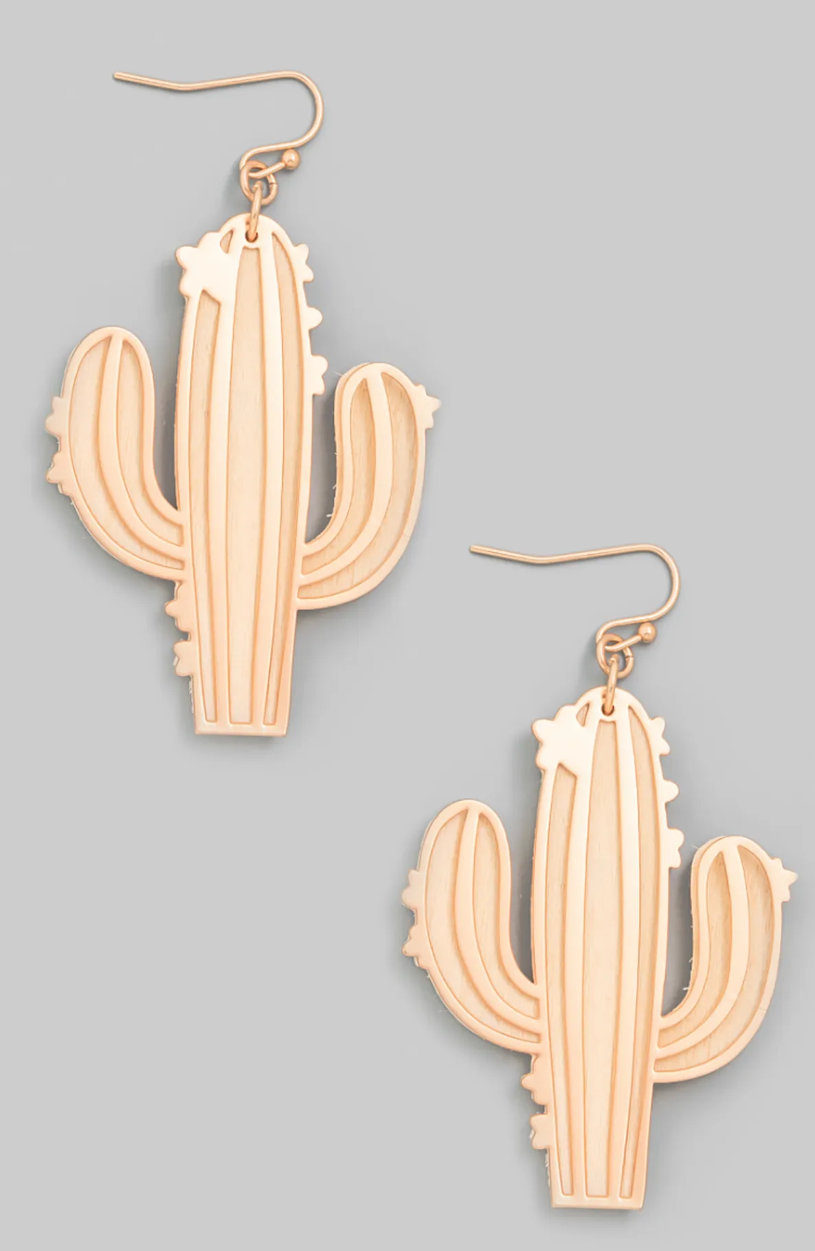 Filigree Cactus Dangle Earrings