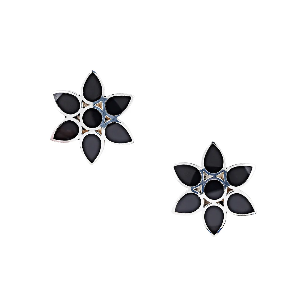 Flower Petal Stud Earrings