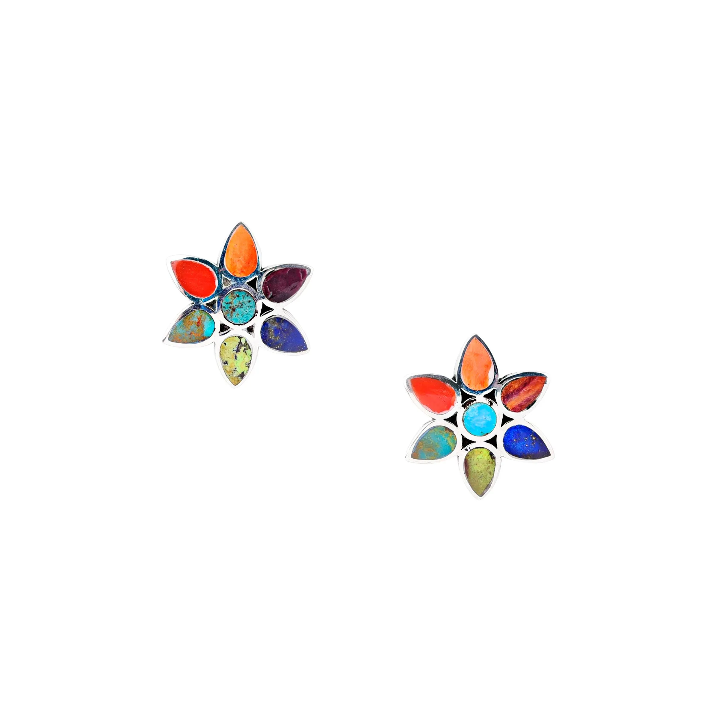 Flower Petal Stud Earrings
