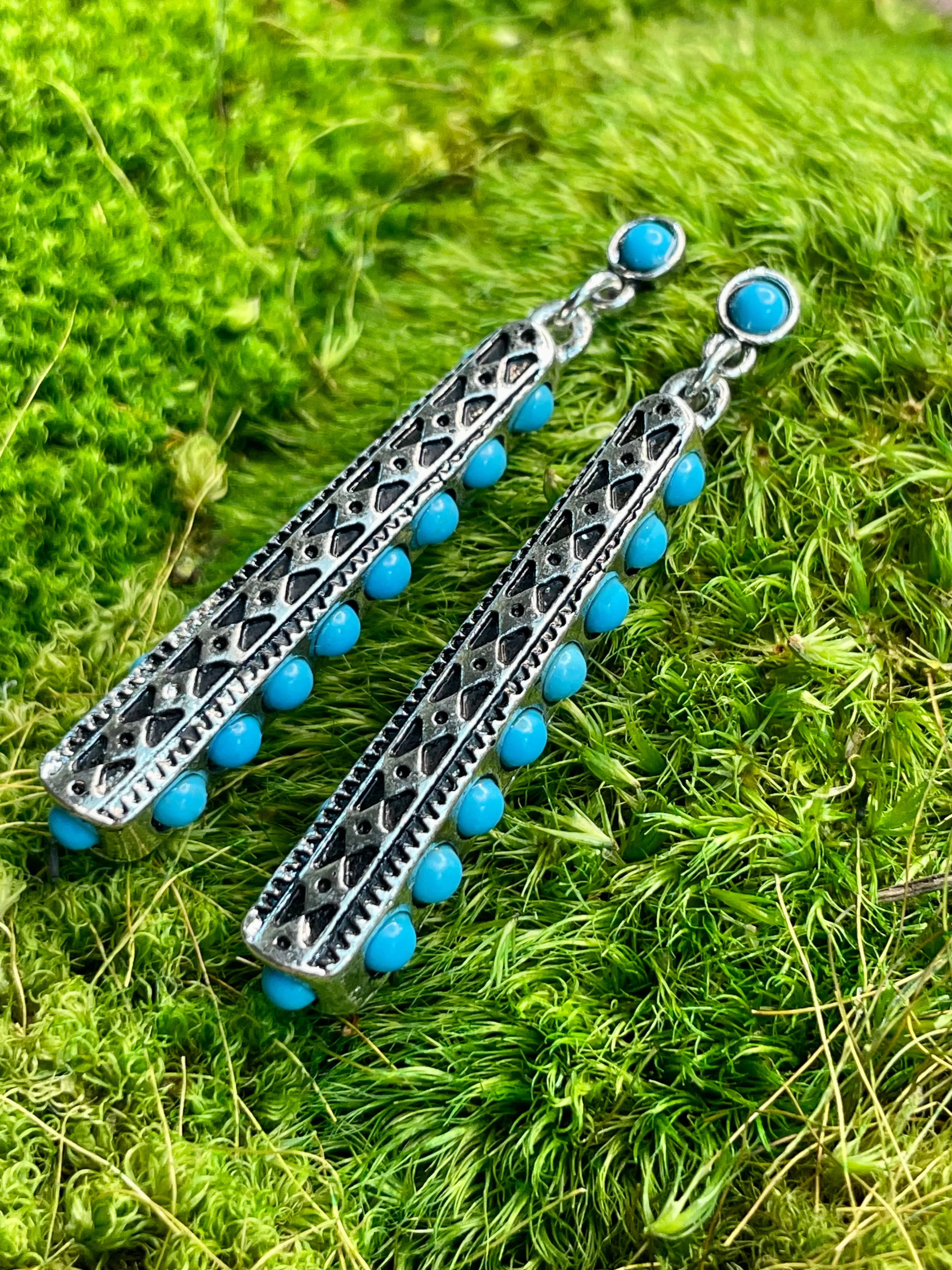 Forsyth Aztec Macuhuitl Post Earrings