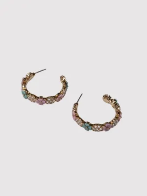 Garden Bloom Hoops Multi