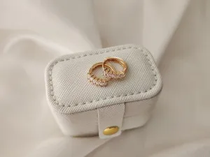 Gold Filled  Hoop CZ  Earrings ,Minimalist Jewelry, Birthday Gift.