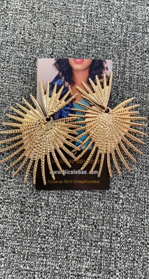 Gold StarFish Earrings