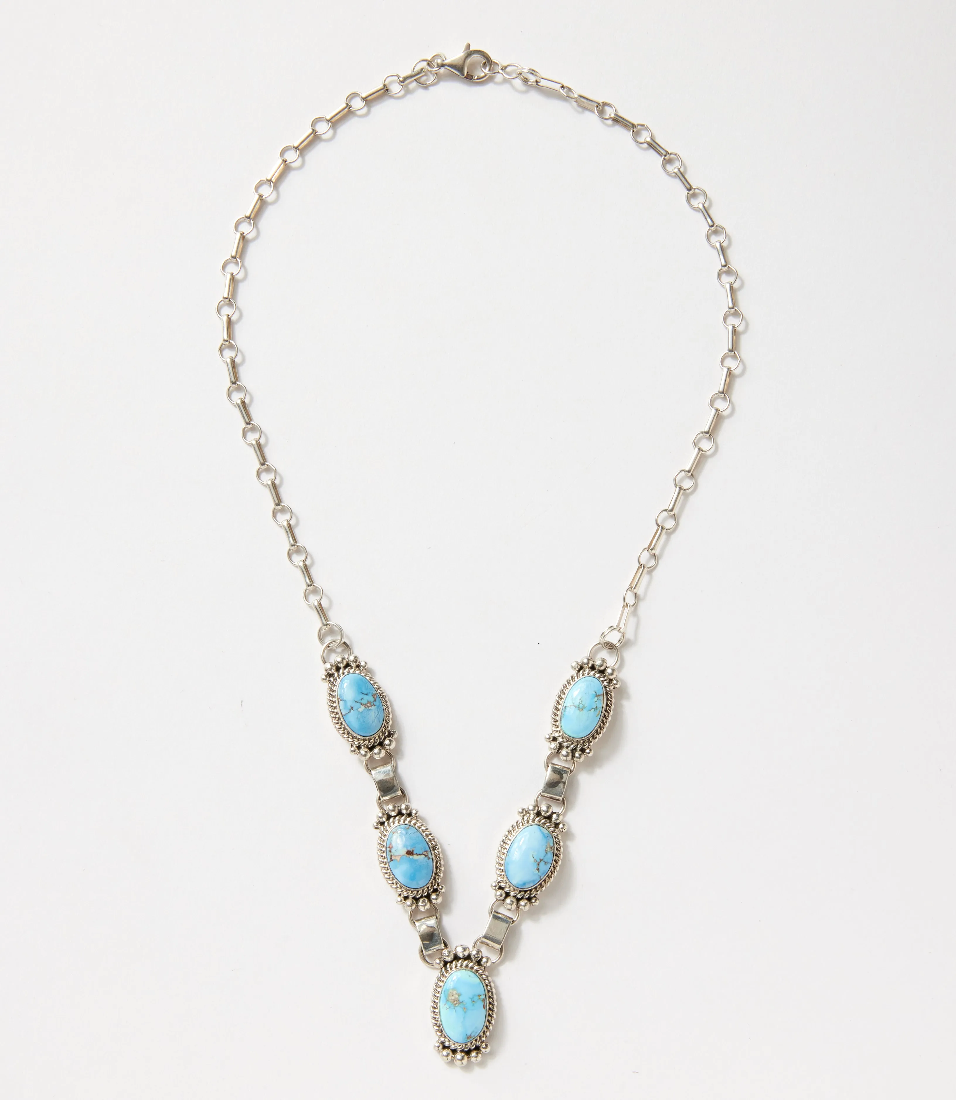 Golden Hill Turquoise Necklace And Earring Set