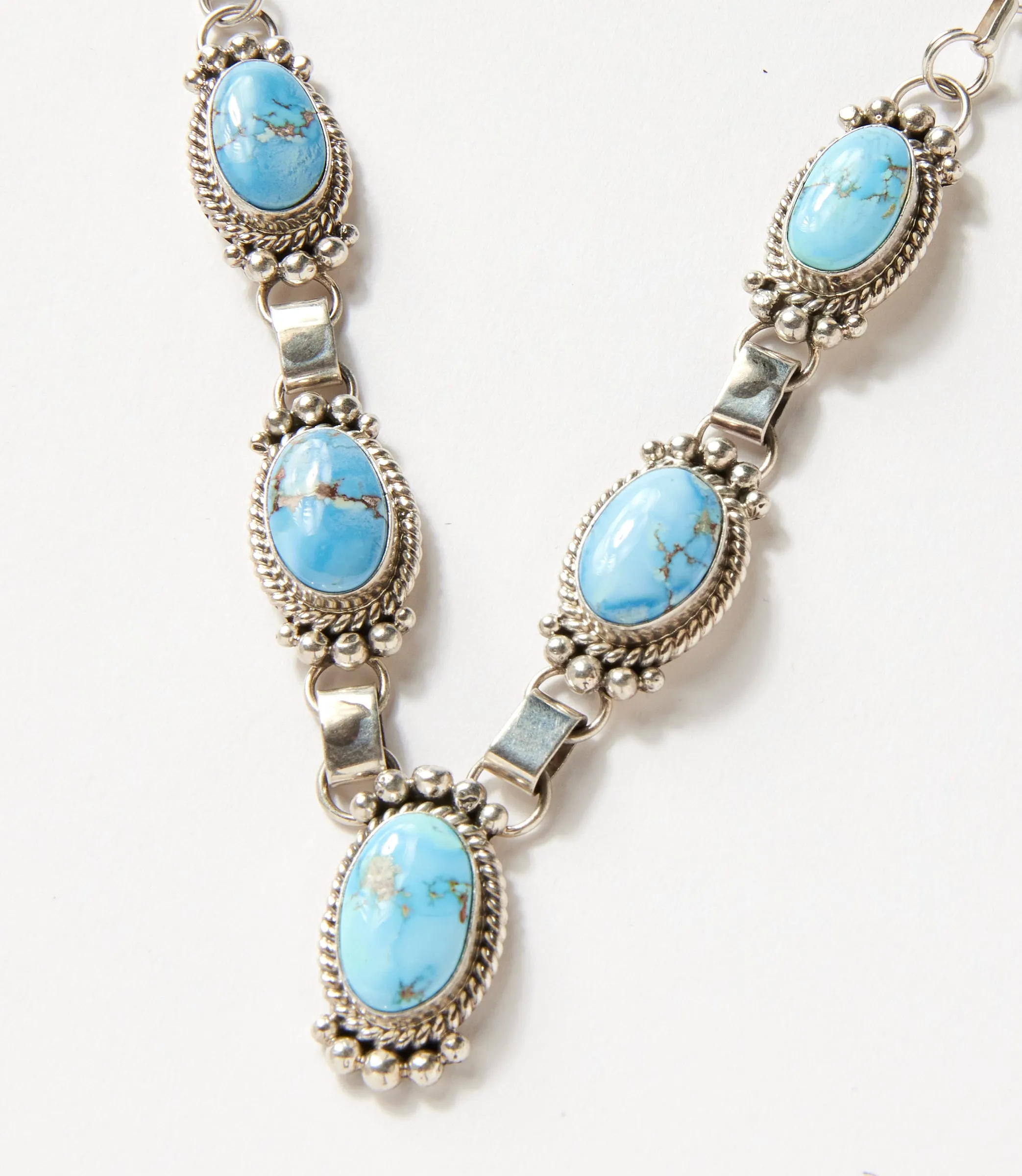 Golden Hill Turquoise Necklace And Earring Set