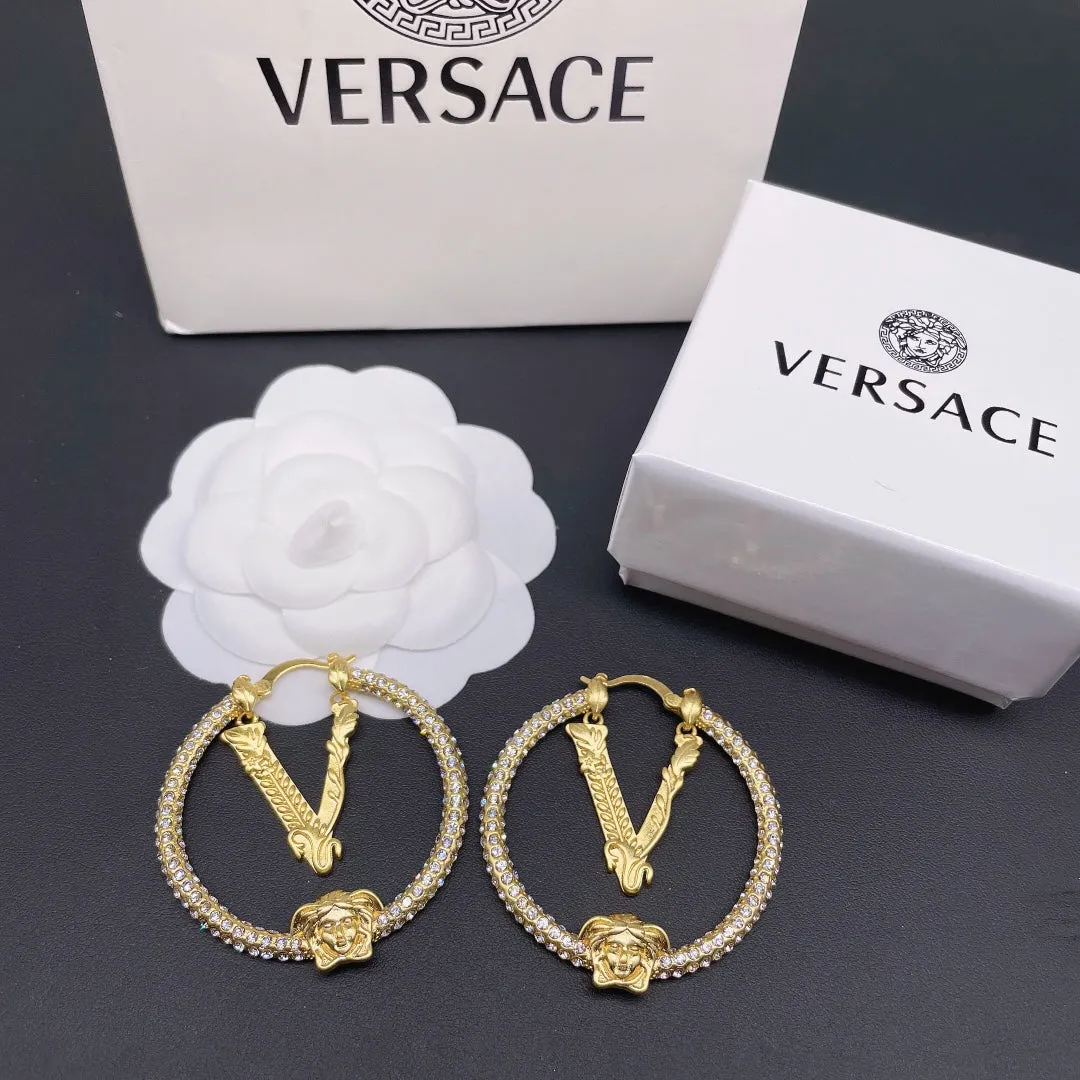 Gorgeous Badge Hoop Earrings