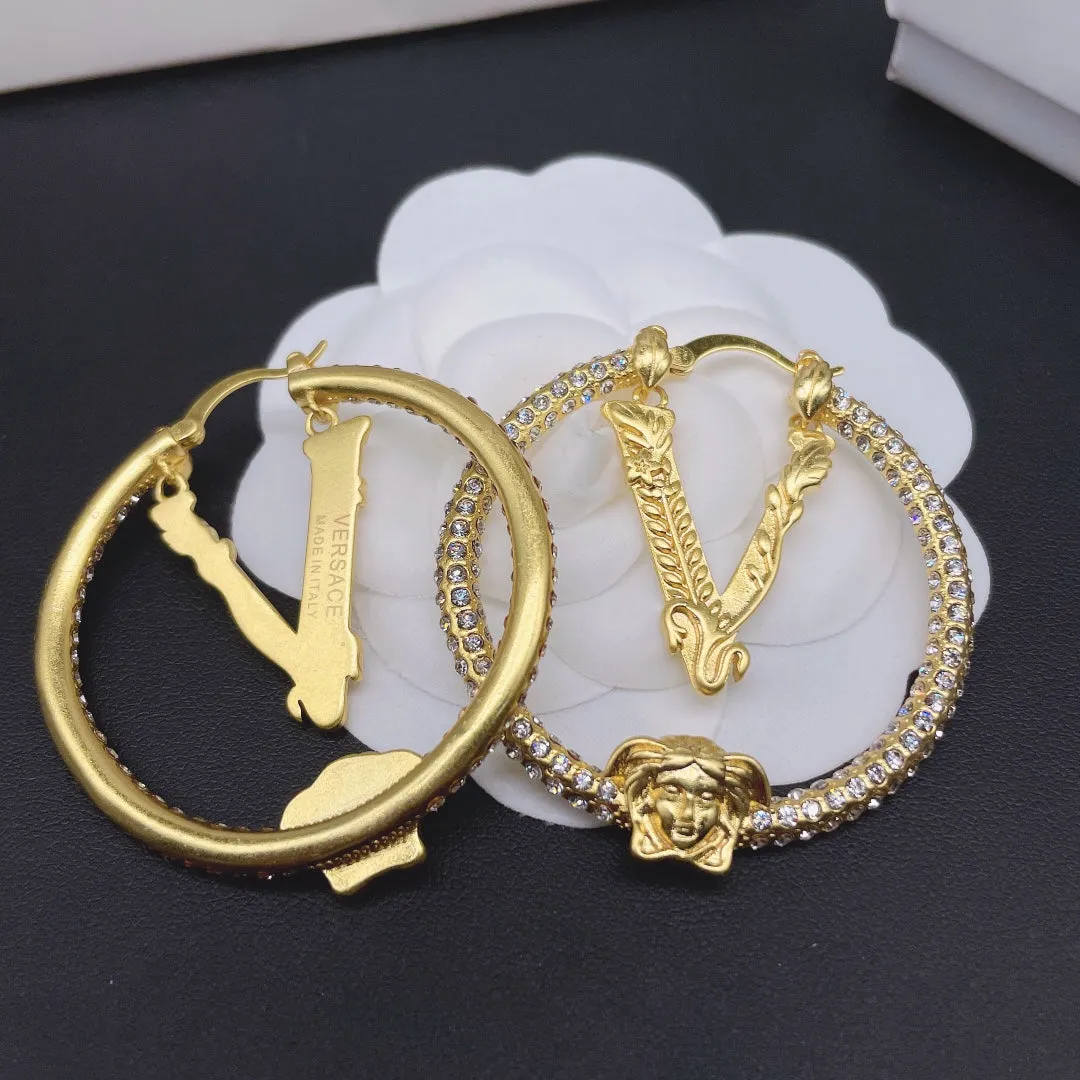 Gorgeous Badge Hoop Earrings