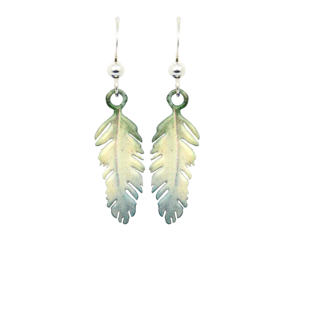 Green Rain Feather