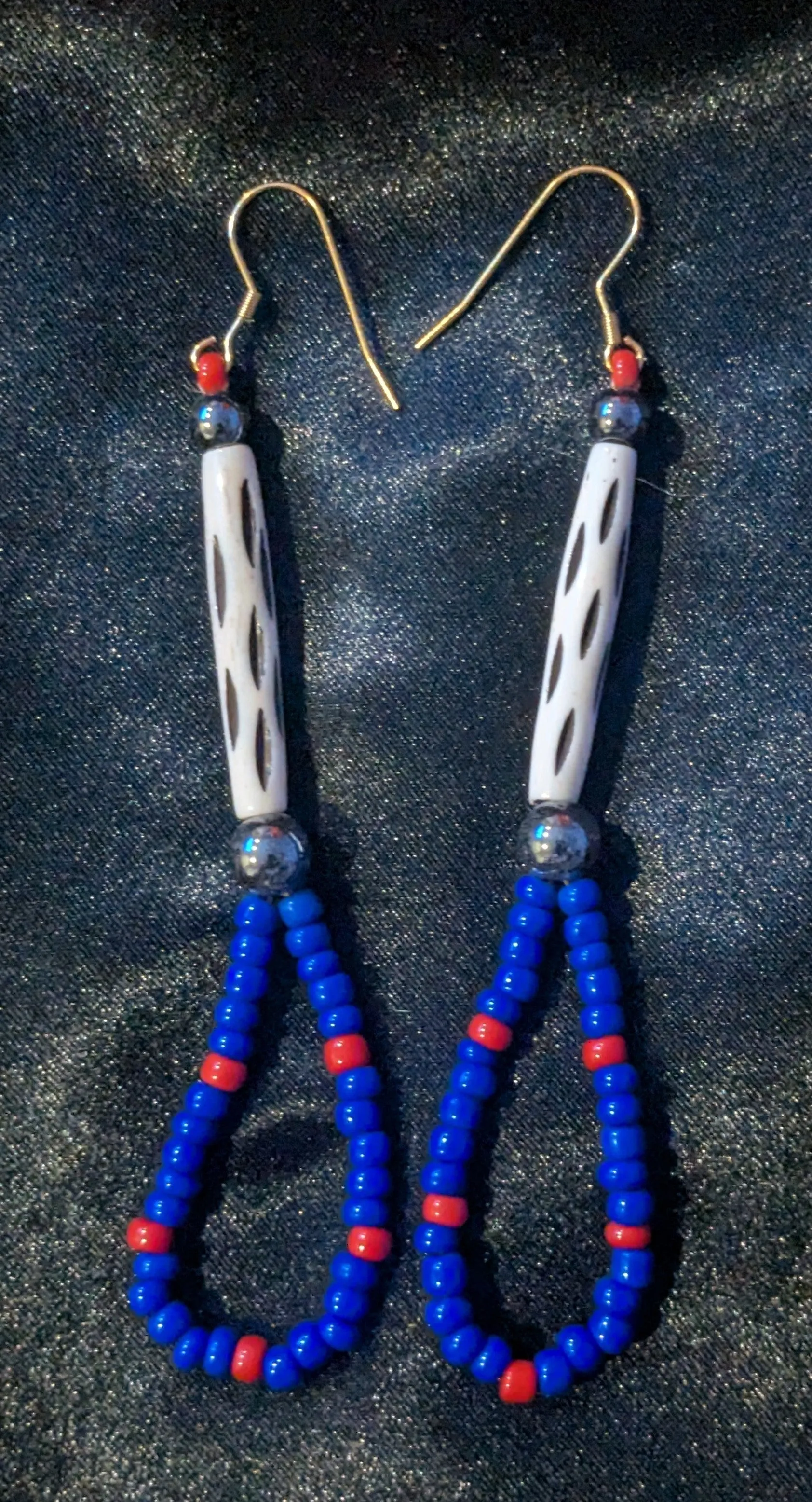 Hairpipe Dangle Earrings