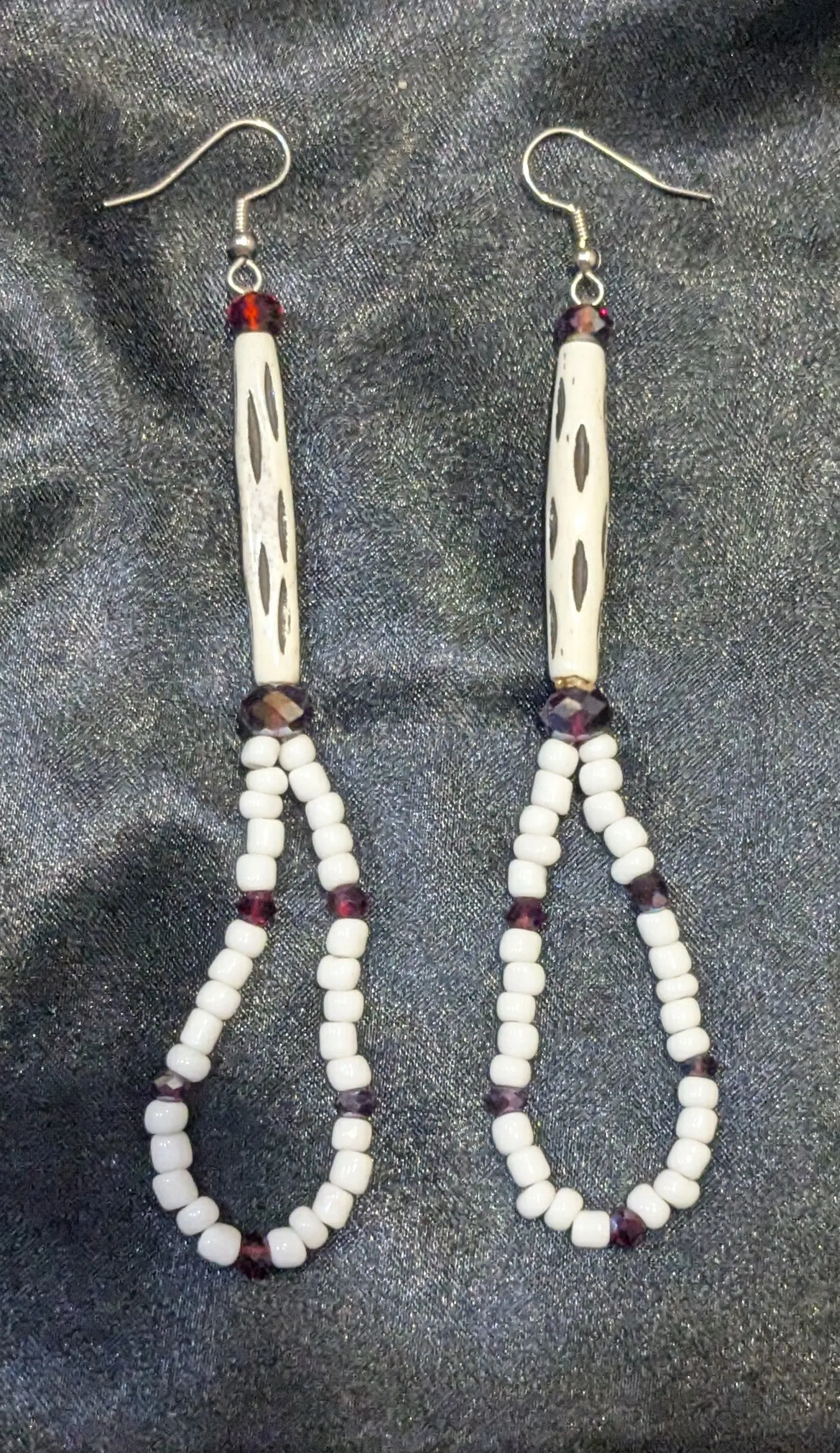 Hairpipe Dangle Earrings