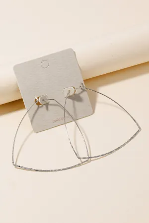 Hammered Hoop Earrings