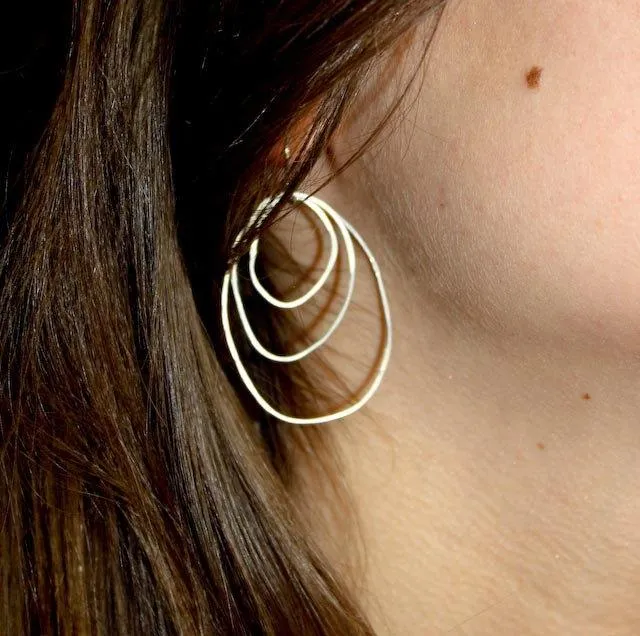 Handmade Peacock Feather Earrings - Nature-Inspired Jewelry for Everyday Wear